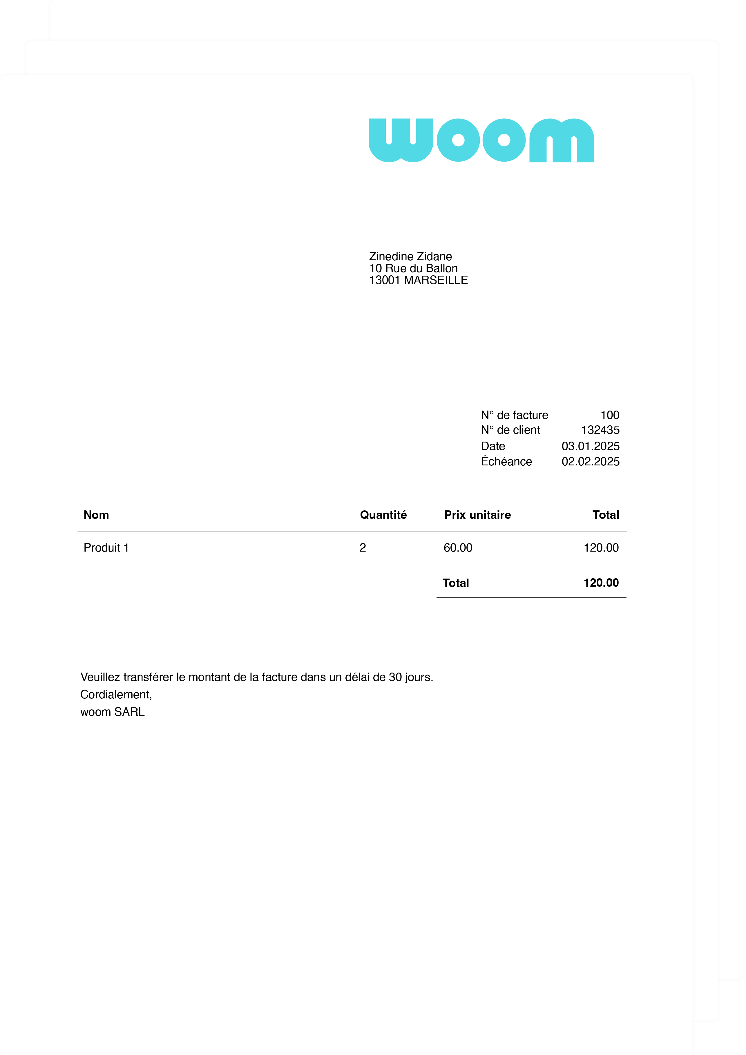 Illustration d’un document Bulk Mail