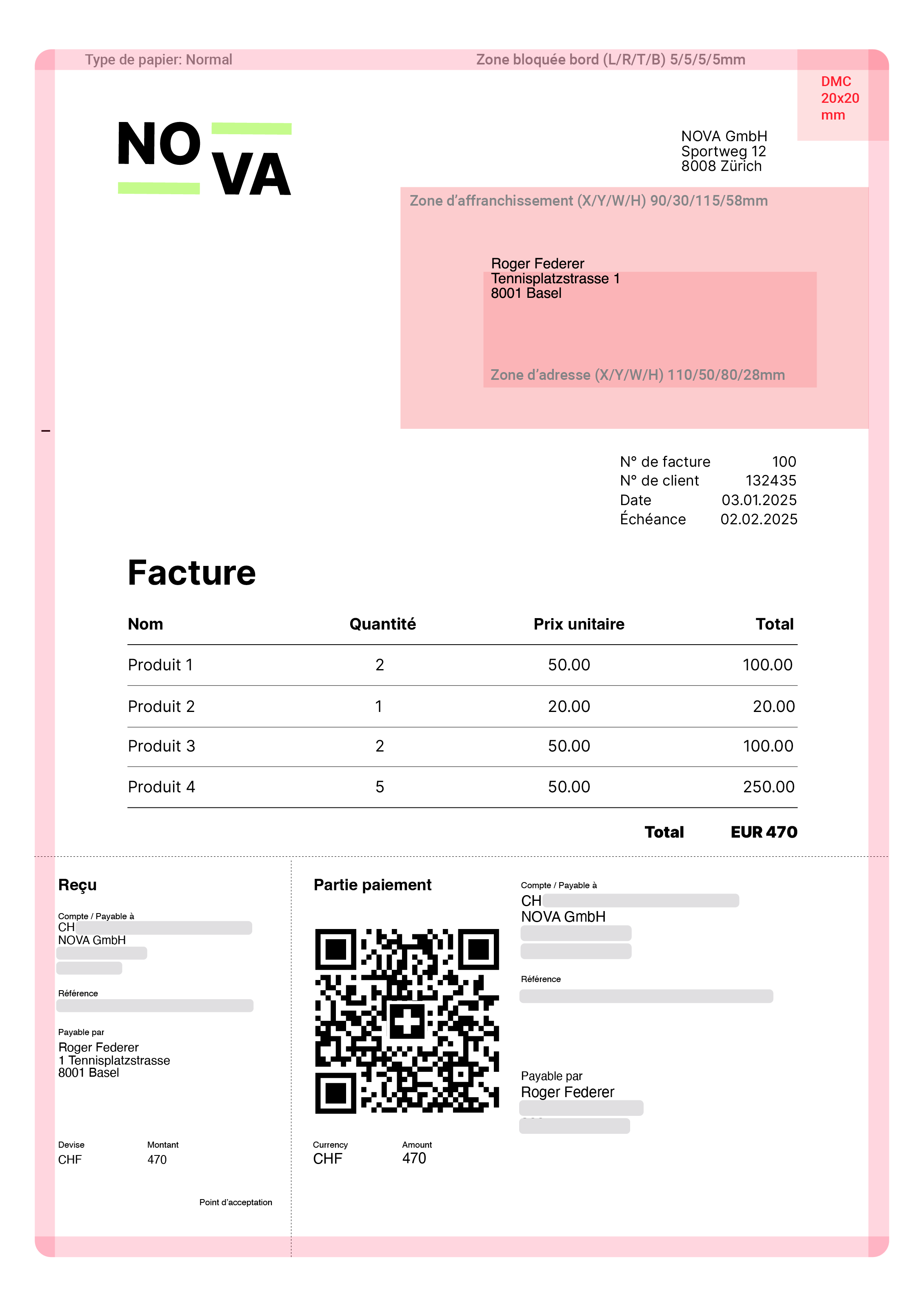 Validation de facture Pingen
