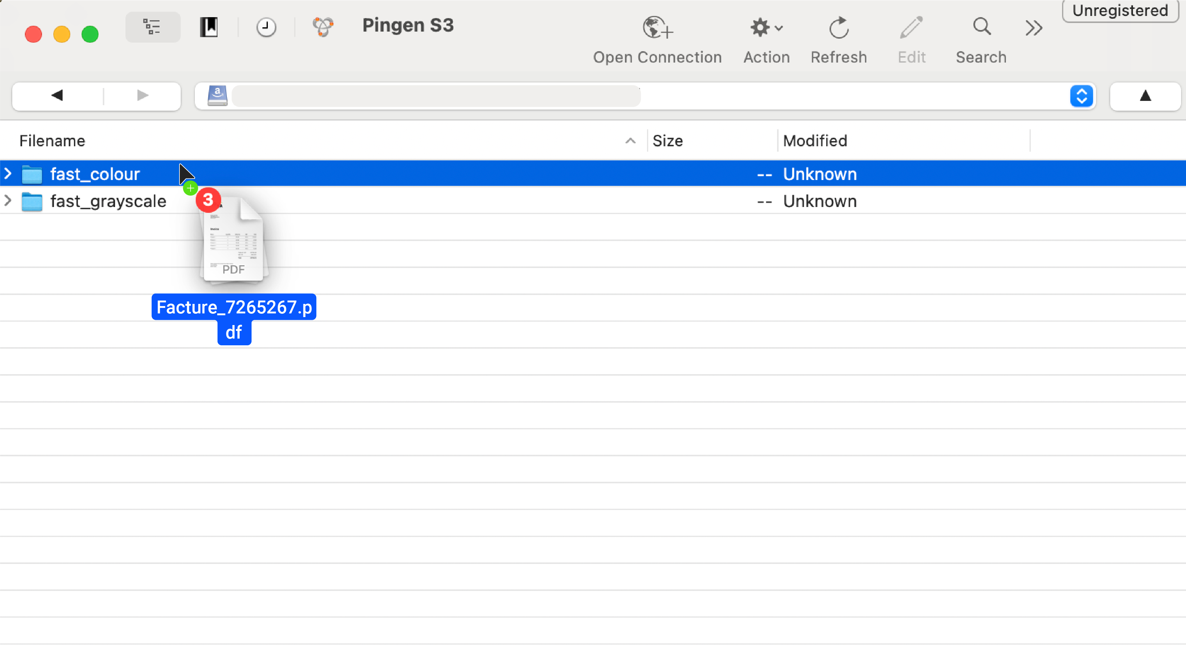 Télécharger des fichiers PDF dans un dossier sur le S3 privé de Pingen